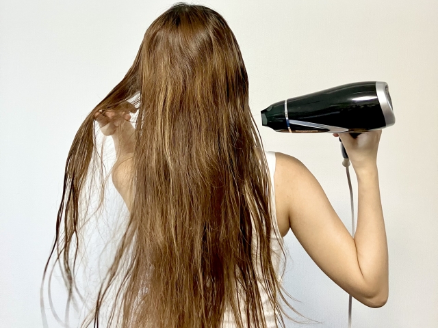 Why is the cool-air button on a hair dryer the last one to be tried?