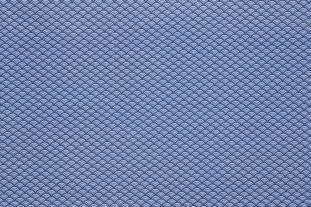 手ぬぐい 和柄（青海波）