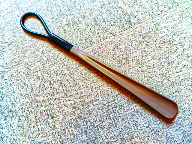 A shoehorn pampers the person more than the shoe.