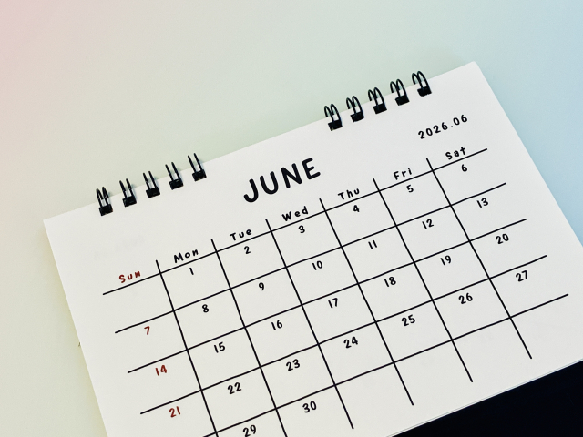 The blank days are the ones that will be filled in first.